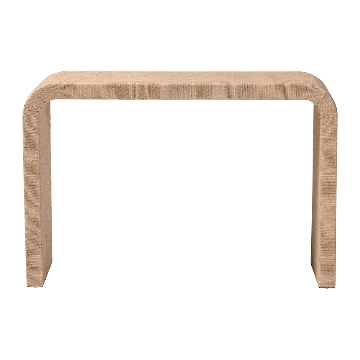 Woven Jute Japandi Console Table | Bali Loom Eviana | Oroa.com
