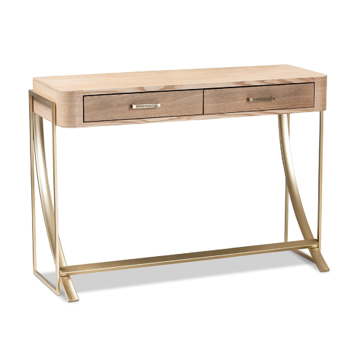 Modern European furniture - 2 Drawer Wooden Console Table - www.oroa.com