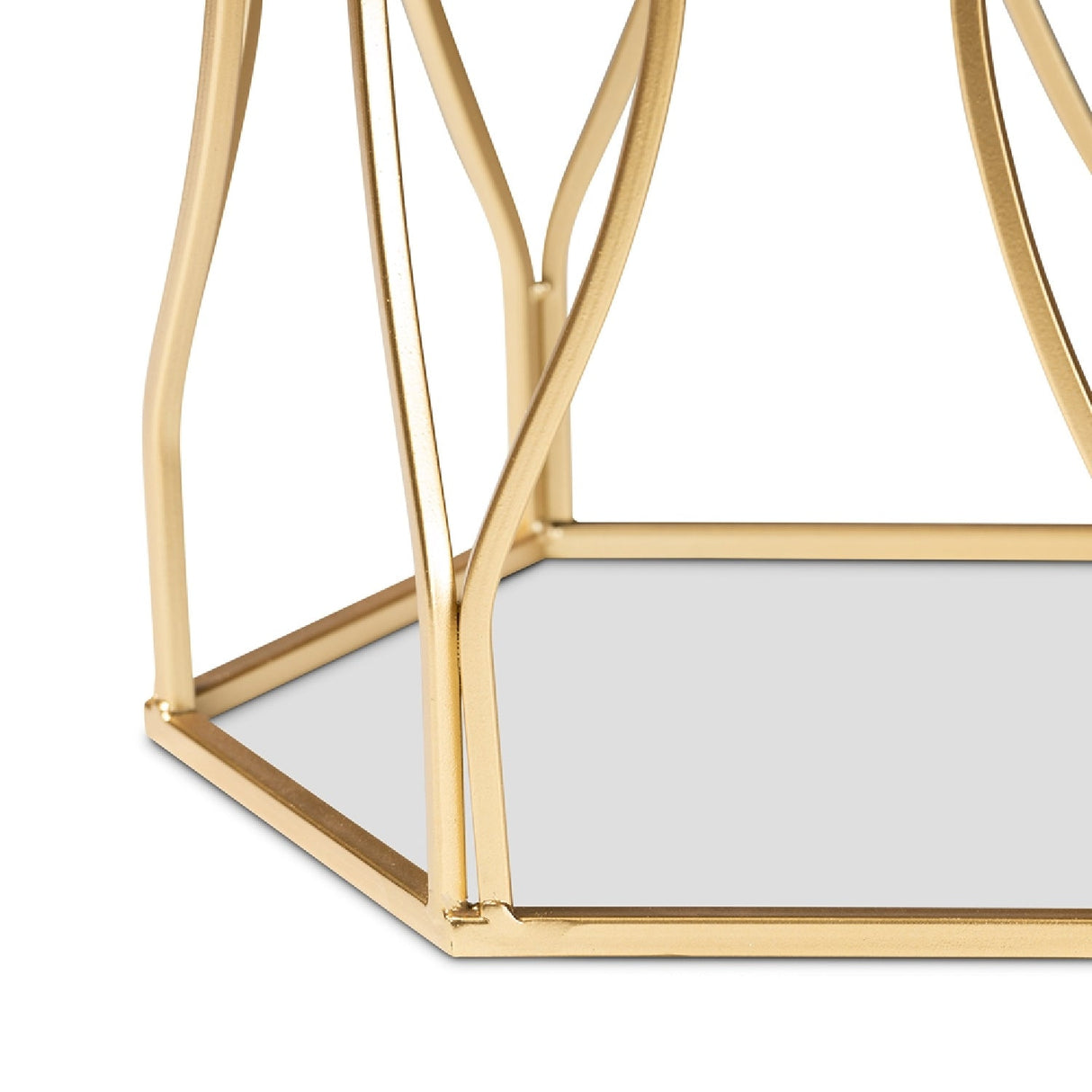 Modern European furniture - Hexagonal Marble End Table - www.oroa.com | Oroa.com