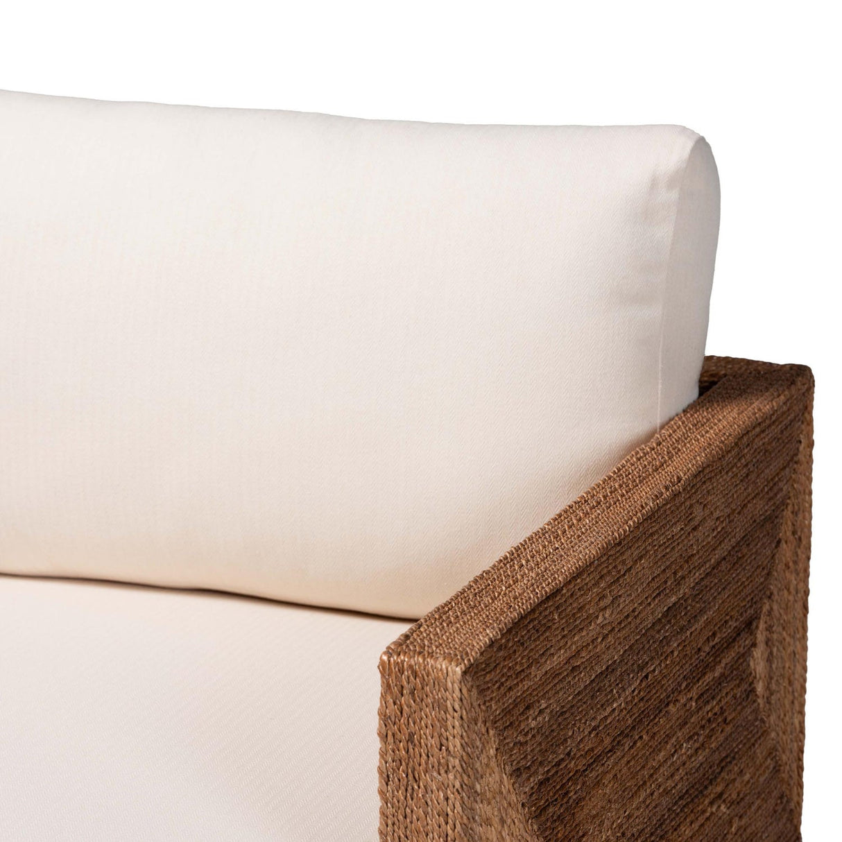 Modern European furniture - Bleached Seagrass Accent Chair - www.oroa.com