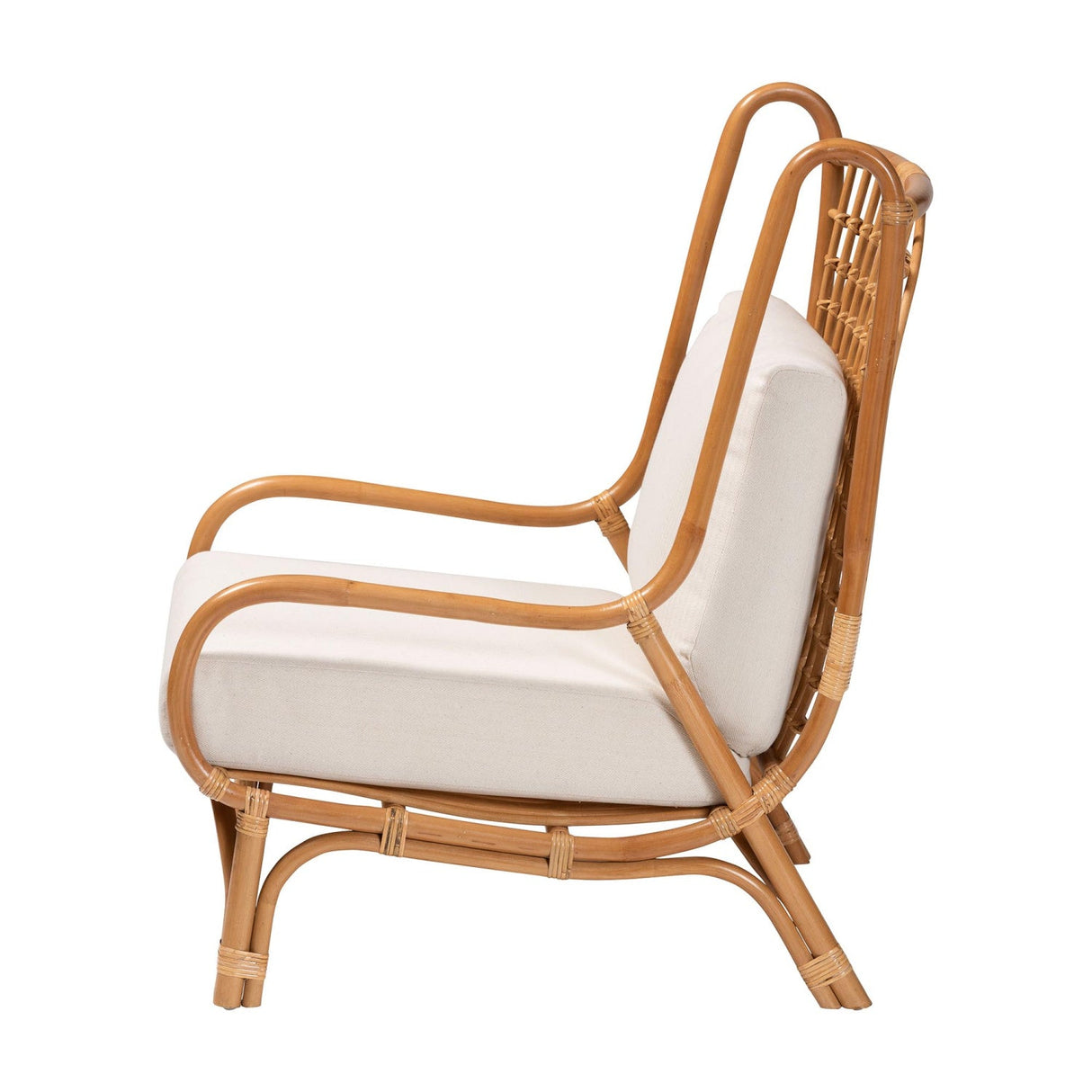 Modern European furniture - Lattice Rattan Accent Chair - www.oroa.com