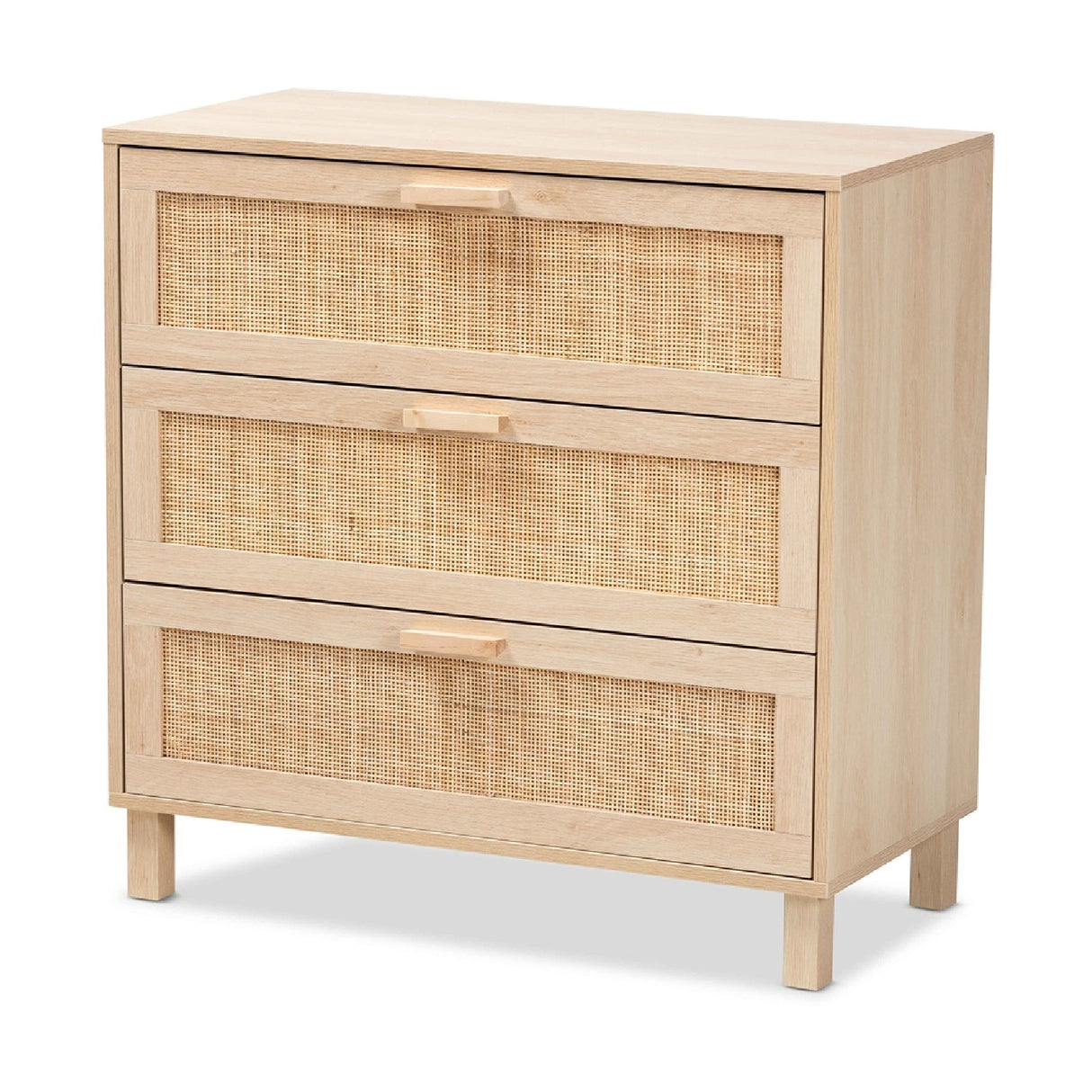 3 Drawer Rattan Storage Cabinet | Bali Loom Sebille | Oroa.com