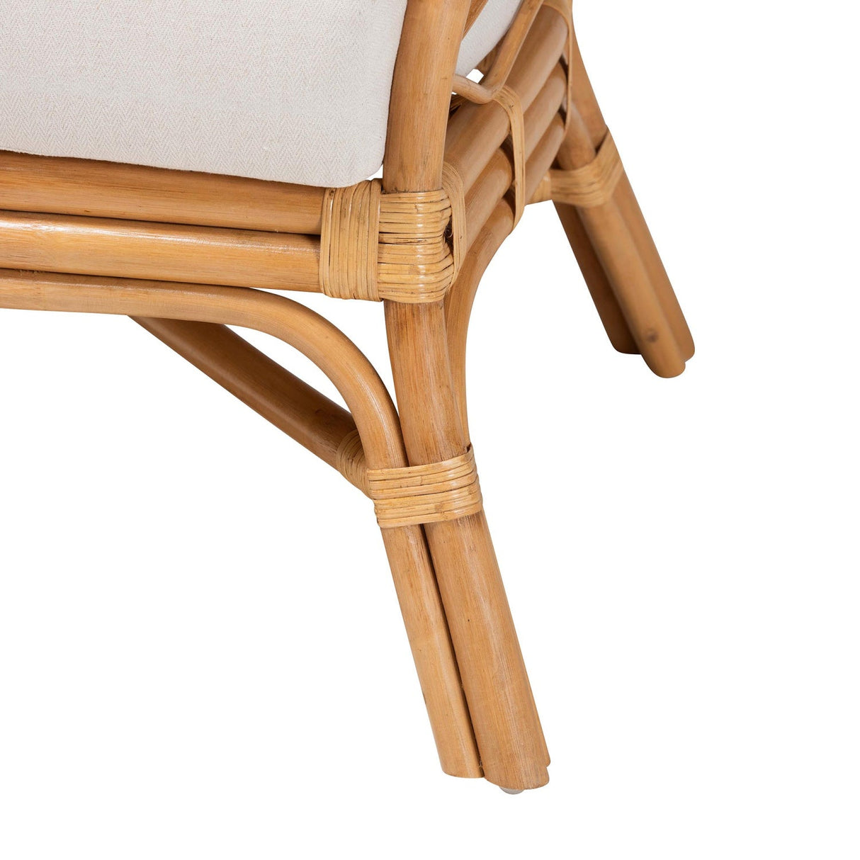 Modern European furniture - Rattan Sloped Accent Chair - www.oroa.com | Oroa.com