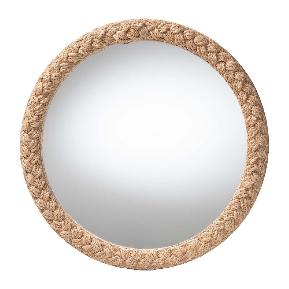 Braided Rope Round Accent Mirror | Bali Loom Shara