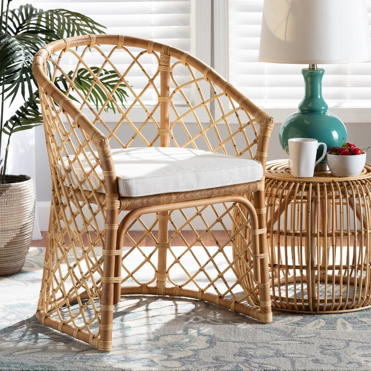 Contract furniture -Bohemian Rattan Dining Chair - www.oroatrade.com | Oroa.com