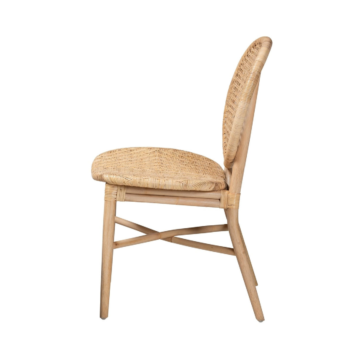 Modern European furniture - Round Back Rattan Dining Chair - www.oroa.com