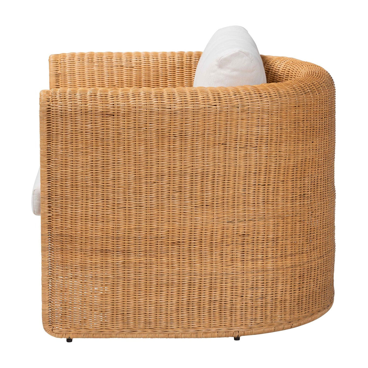 Modern European furniture - U Shaped Rattan Lounge Armchair - www.oroa.com