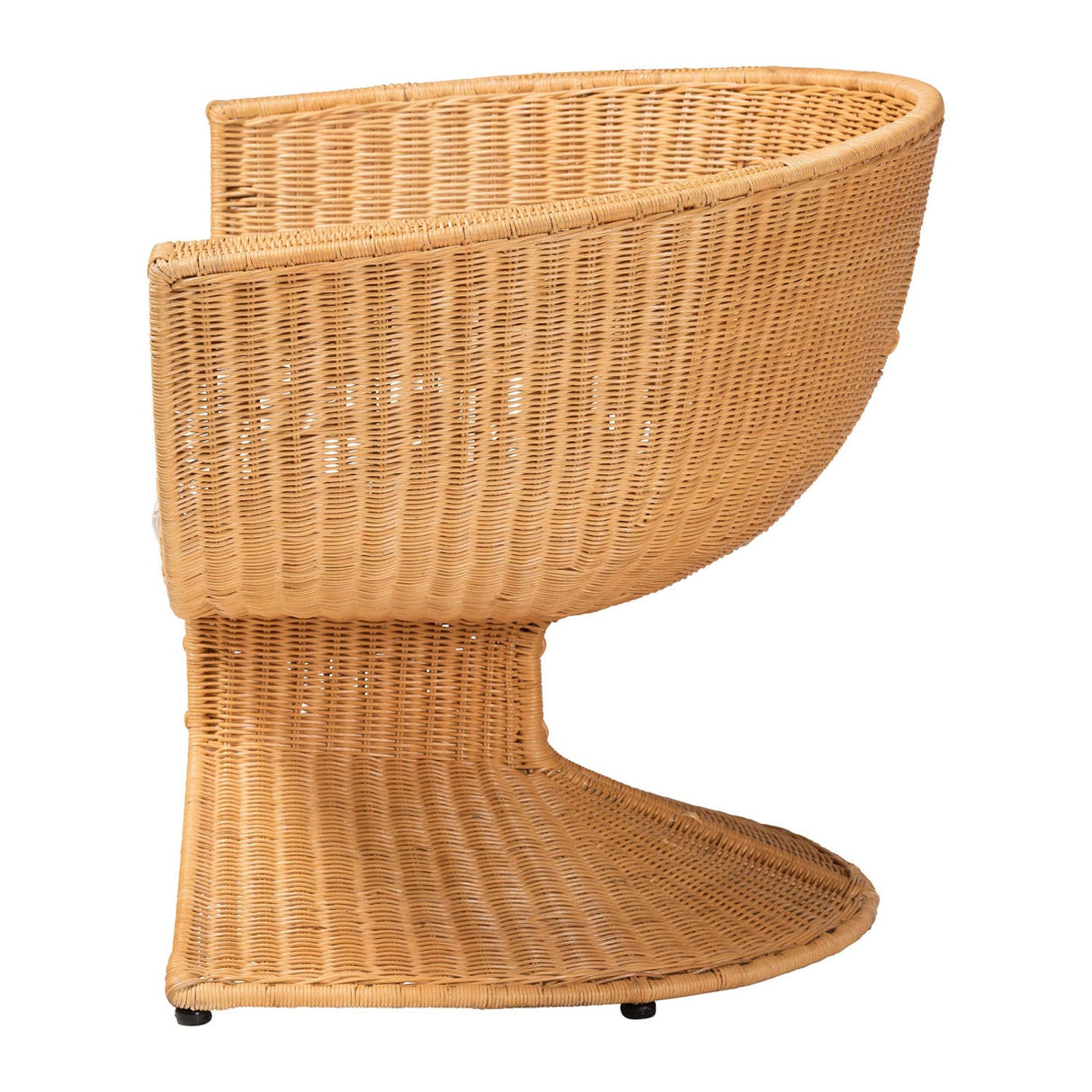 Modern European furniture - Woven Rattan Bohemian Lounge Chair - www.oroa.com