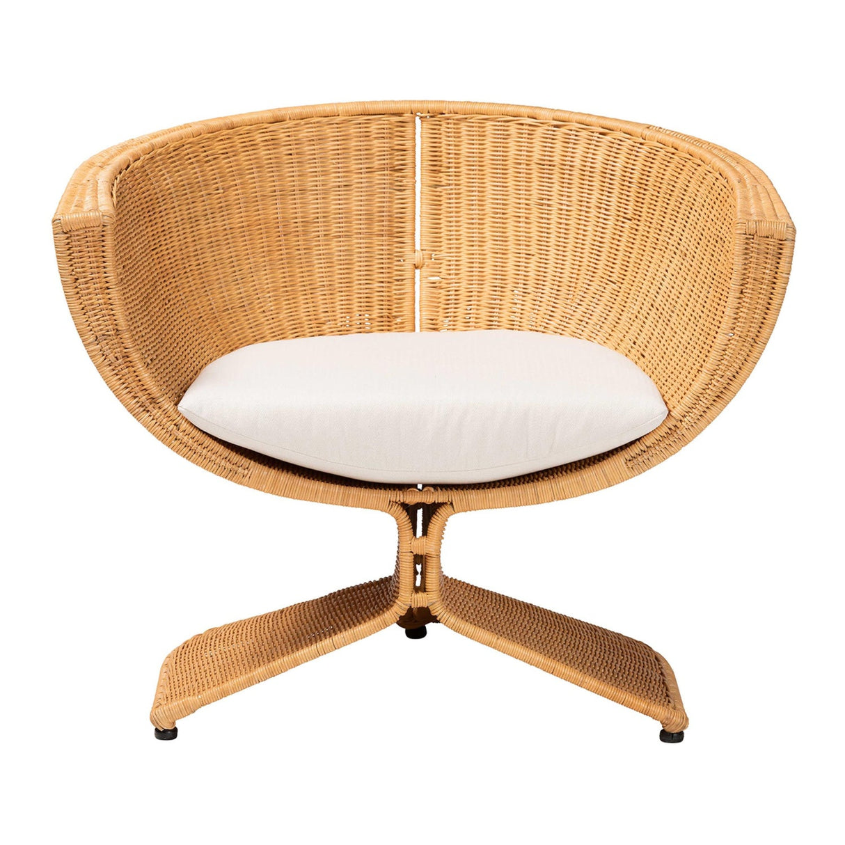Modern European furniture - Woven Rattan Bohemian Lounge Chair - www.oroa.com