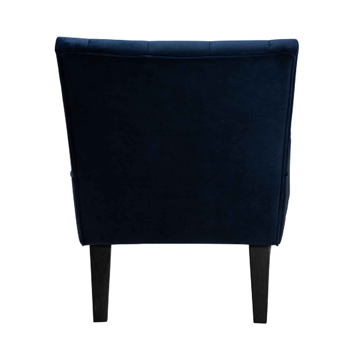 Modern European furniture - Tufted Blue Velvet Accent Chair - www.oroa.com