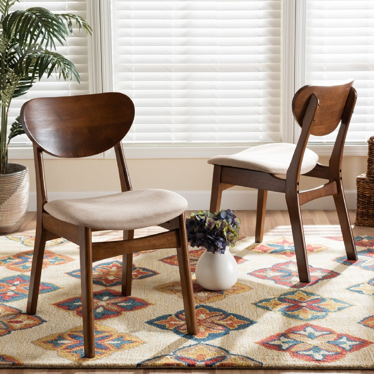 Modern European furniture - Padded Seat Wooden Dining Chairs 2 - www.oroa.com | Oroa.com