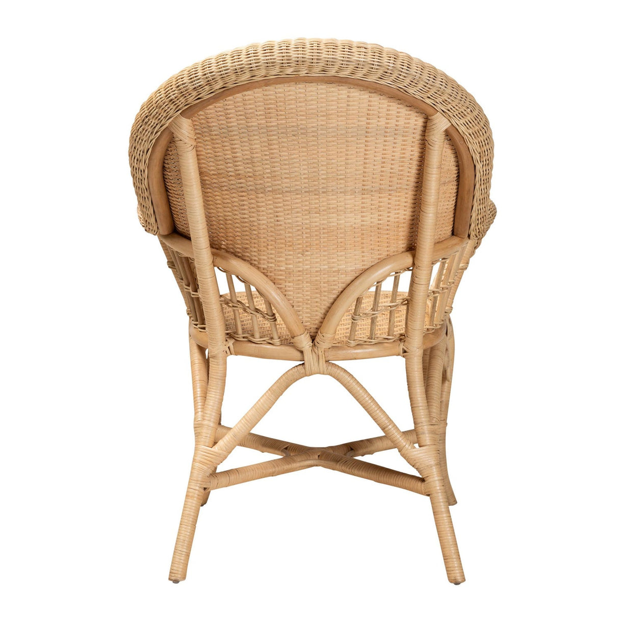 Modern European furniture - Woven Natural Rattan Accent Chair - www.oroa.com