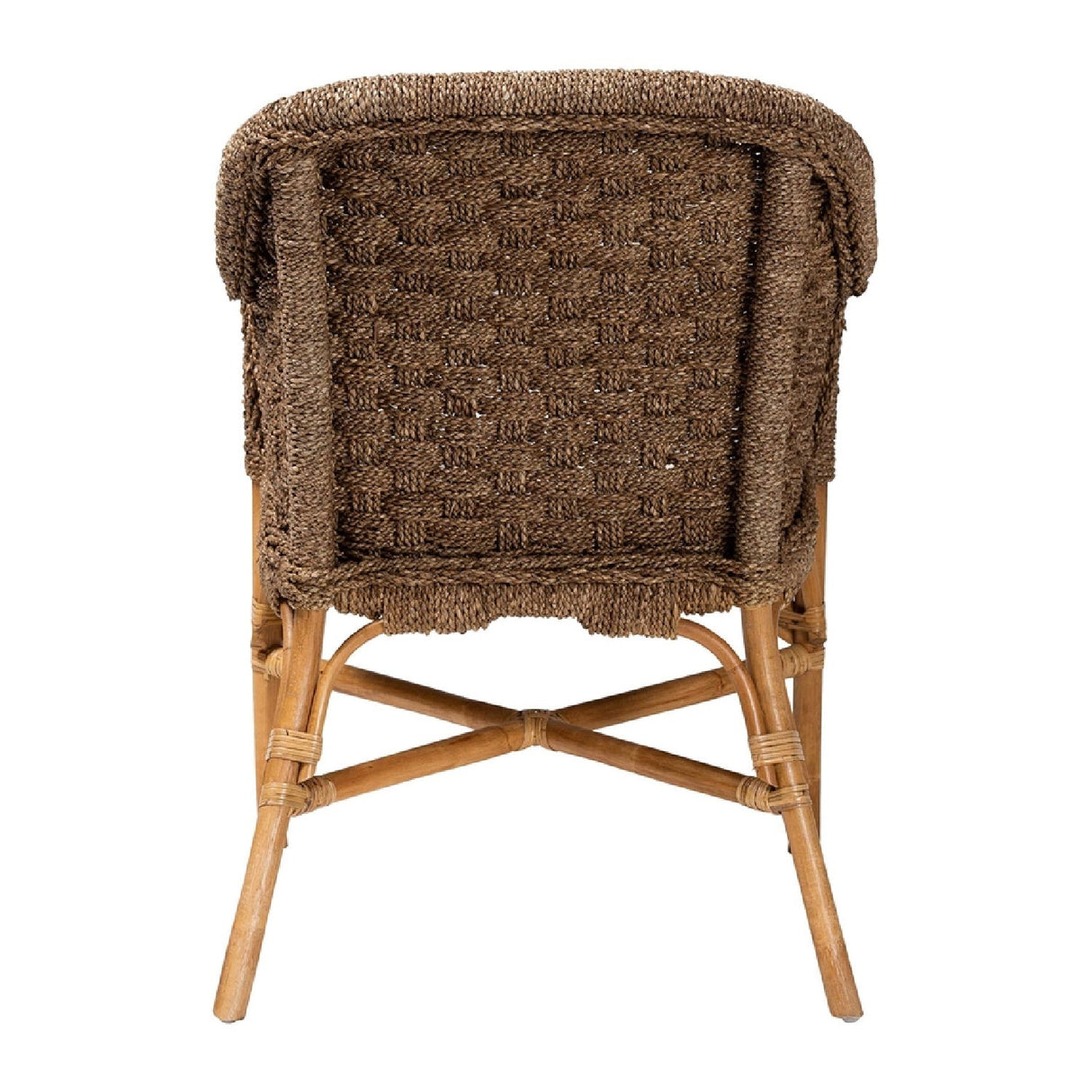 Modern European furniture - Woven Seagrass Bohemian Accent Chair - www.oroa.com