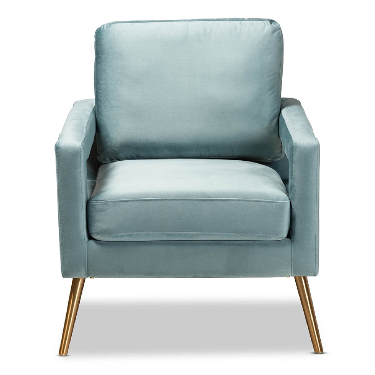Modern European furniture - Velvet Open Armed Accent Chair - www.oroa.com | Oroa.com