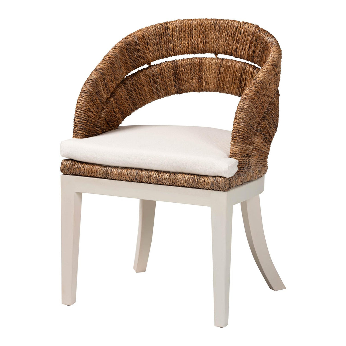 Modern European furniture - Seagrass Padded Dining Chair - www.oroa.com