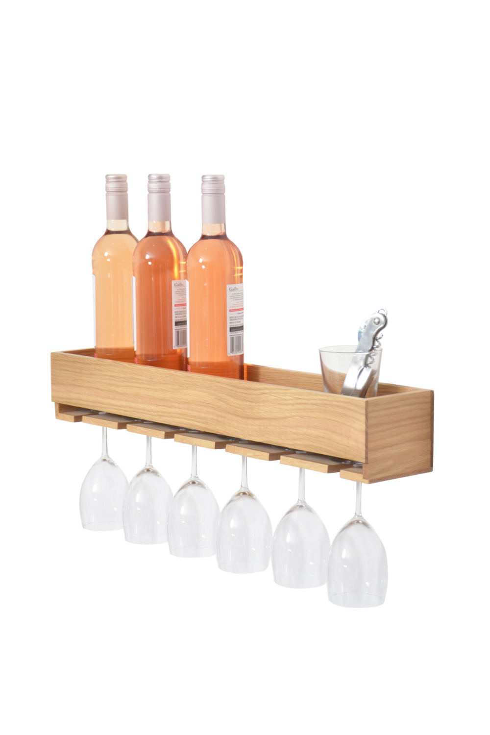 Wooden Glass Holder Shelf | Wireworks | Oroa.com