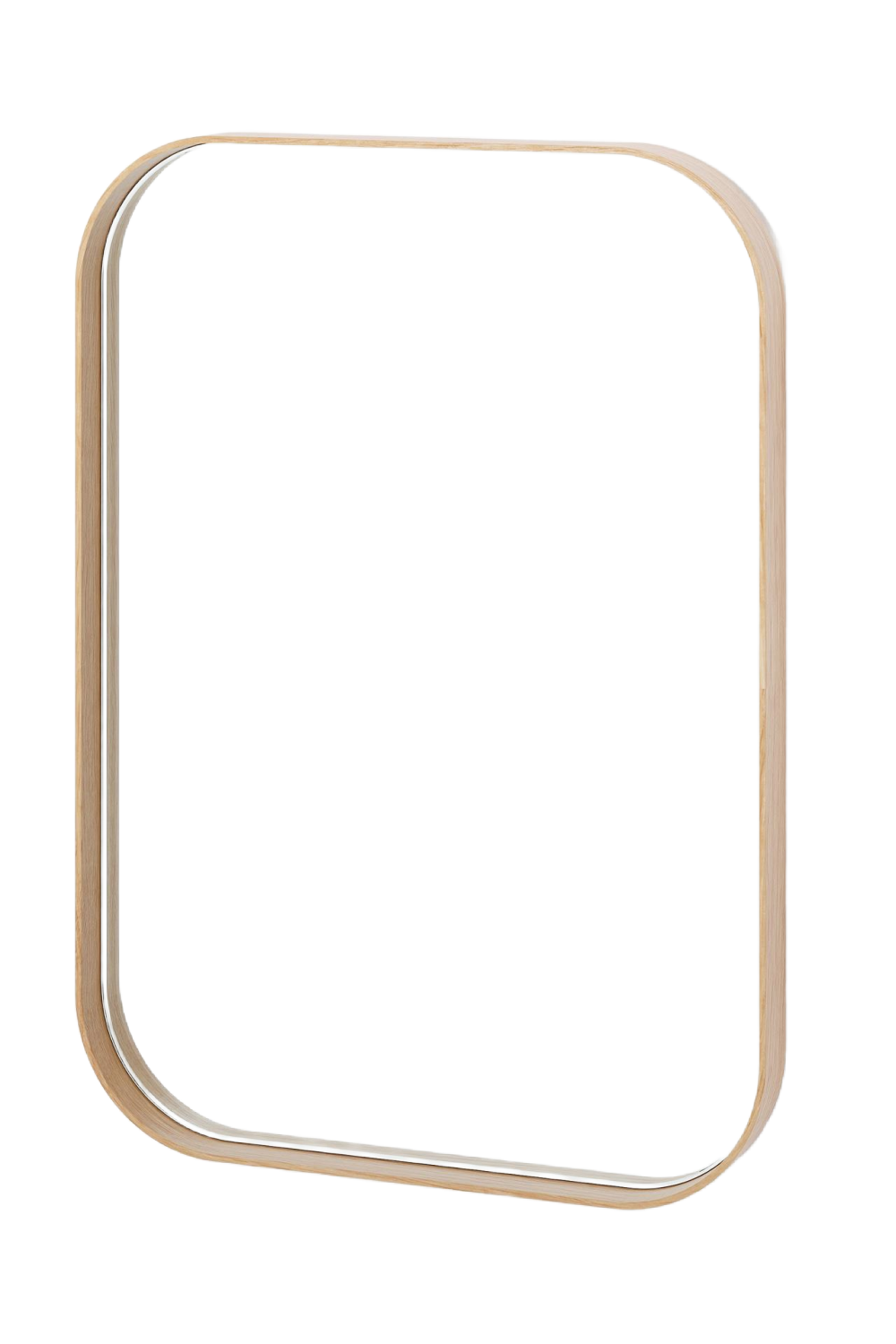 Natural Oak Rectangular Mirror | Wireworks Outlook | Oroa.com