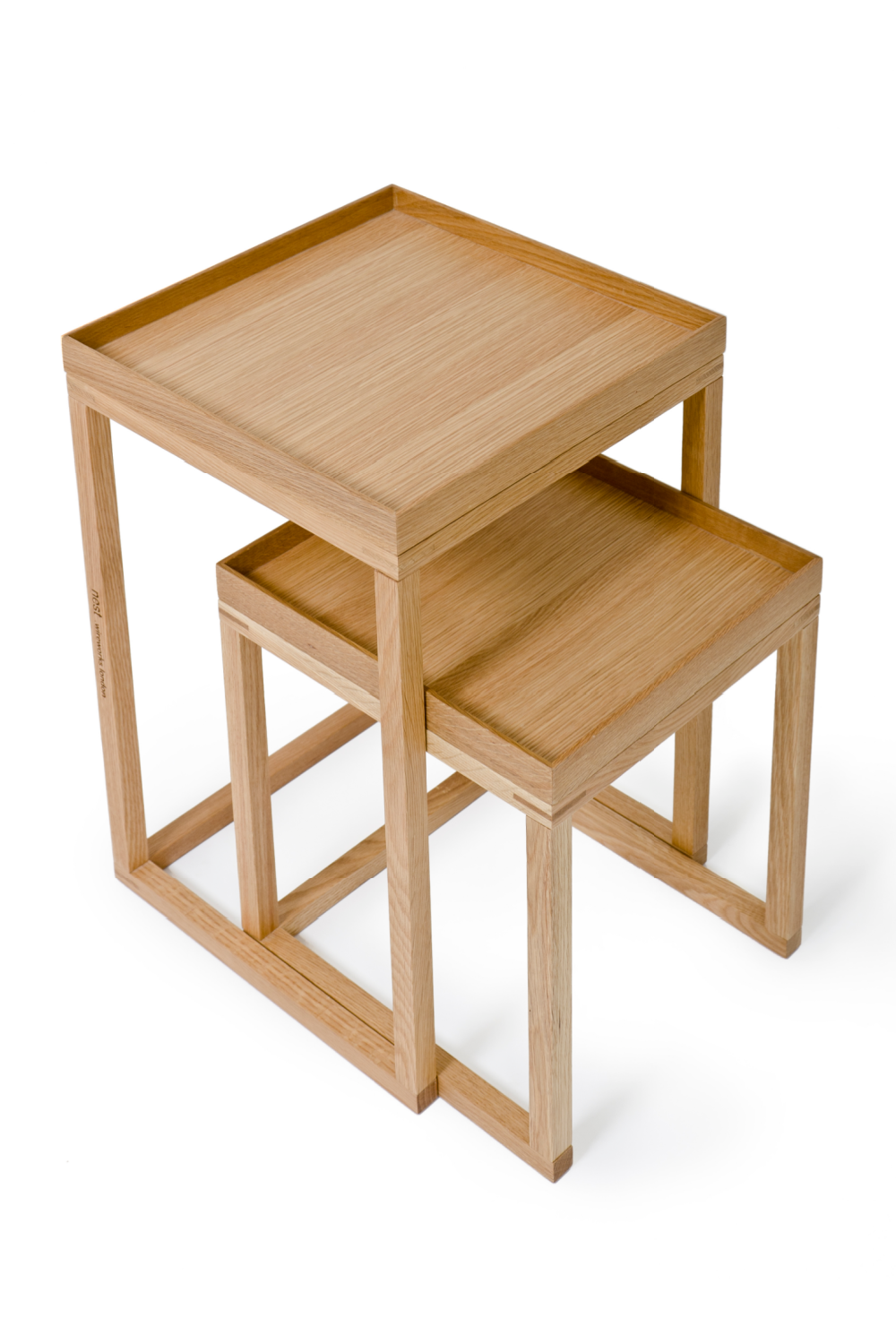 Wooden Nesting Side Table Set | Wireworks | Oroa.com