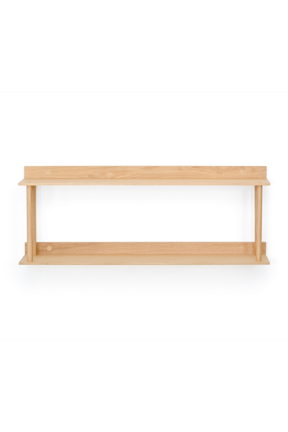 2 Level Wooden Wall Shelf | Wireworks Platform 2 | Oroa.com