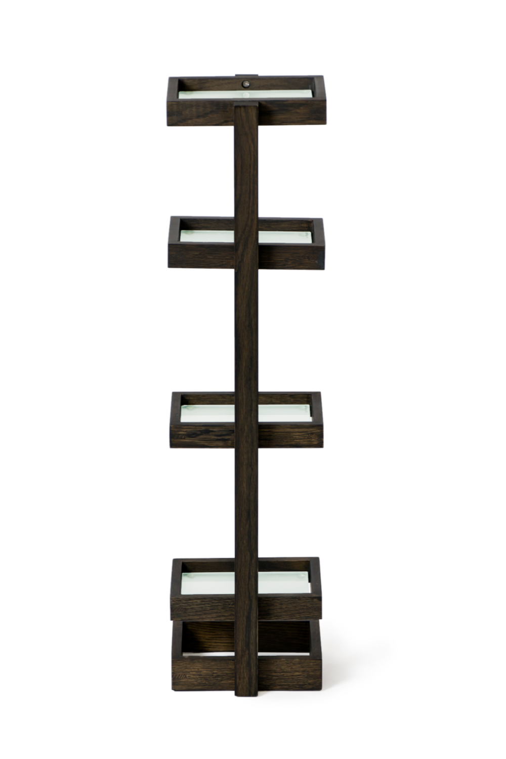 Freestanding Oak Bathroom Storage Tower | Wireworks Mezza | Oroa.com