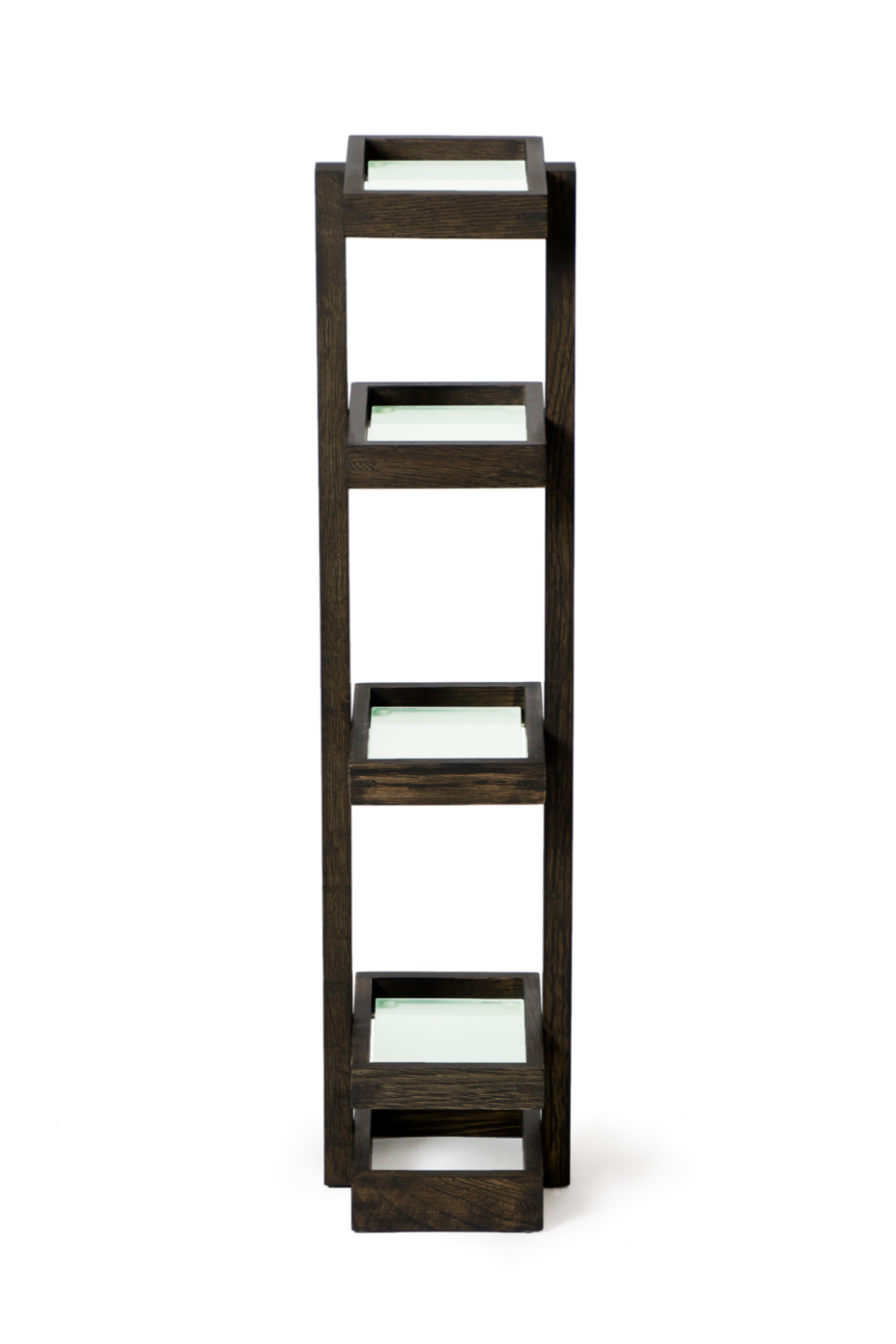 Freestanding Oak Bathroom Storage Tower | Wireworks Mezza | Oroa.com