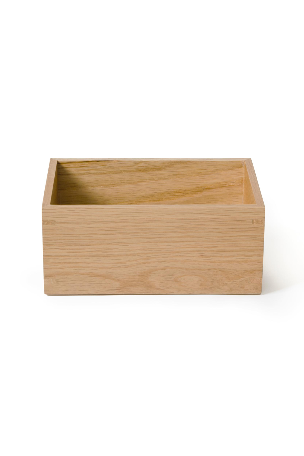 Rectangular Oak Bathroom Storage Box | Wireworks Mezza | Oroa.com