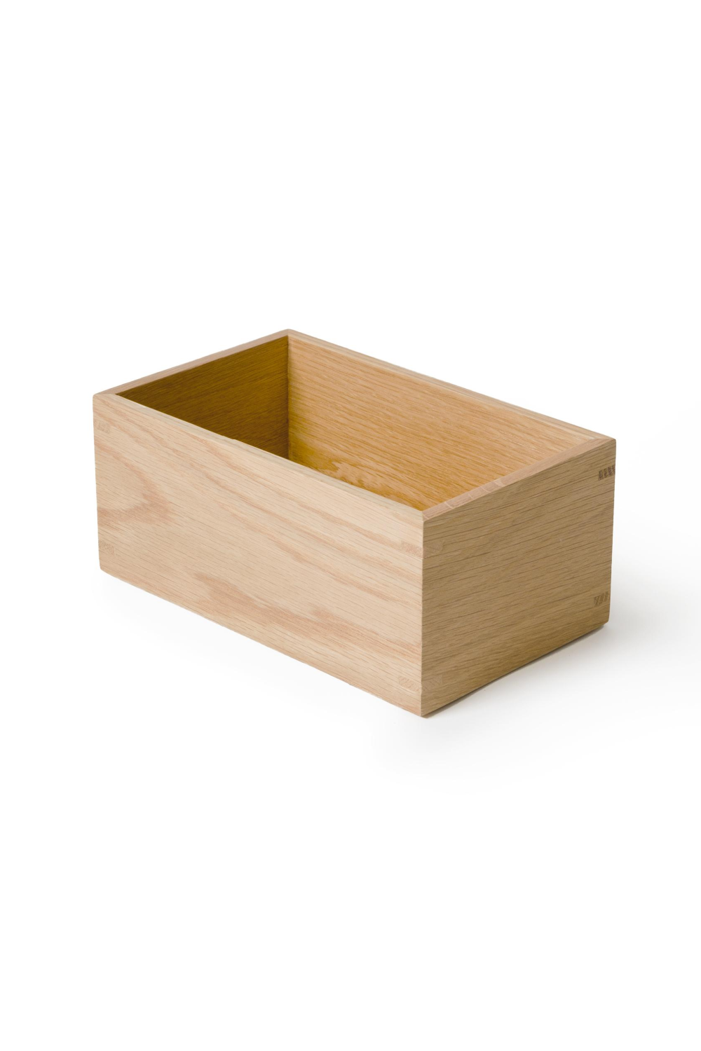 Rectangular Oak Bathroom Storage Box | Wireworks Mezza | Oroa.com