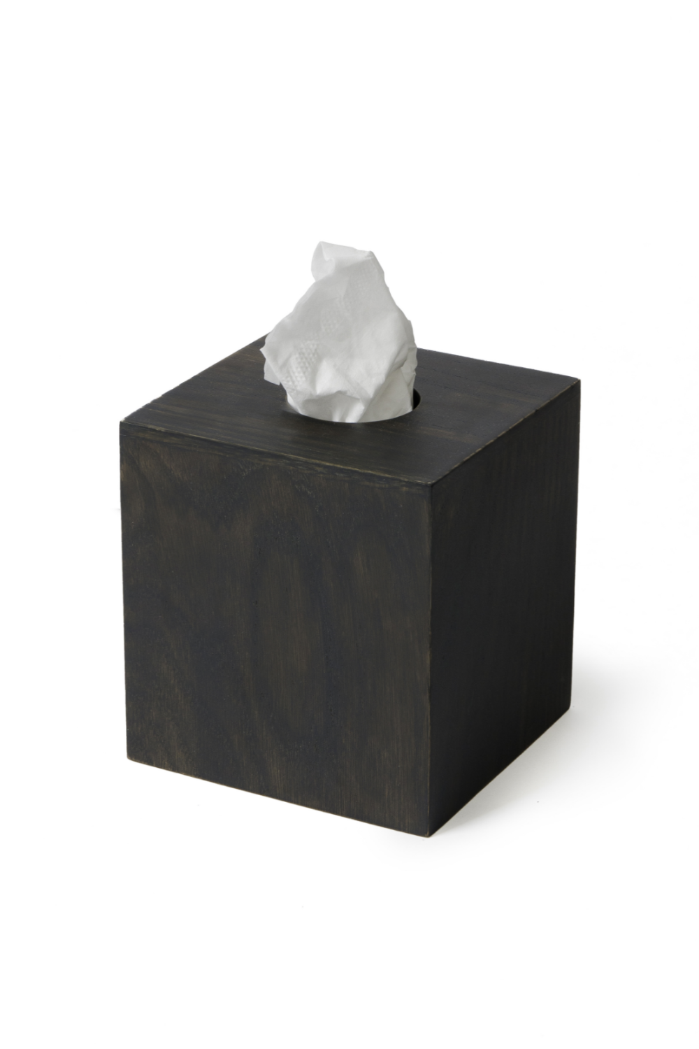 Square Oak Tissue Box Cover | Wireworks Mezza | Oroa.com