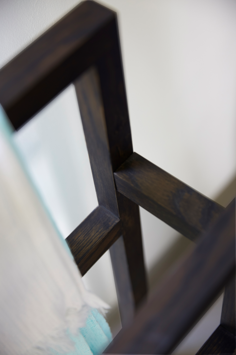 Oak Standing Towel Holder L | Wireworks Mezza Grande