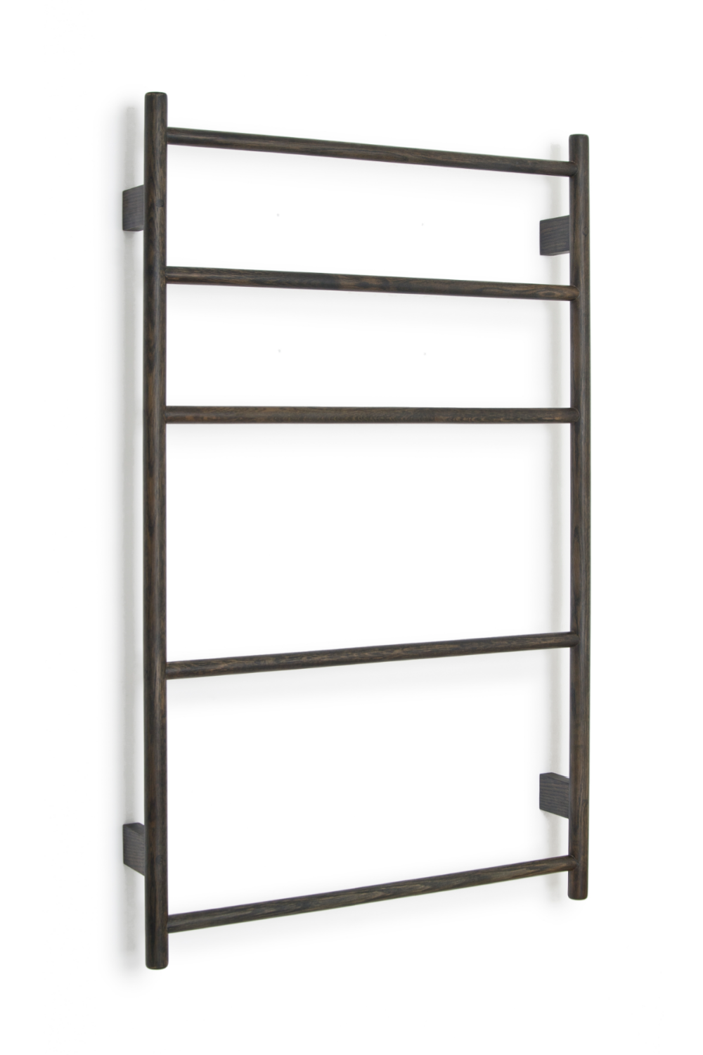5-Bar Oak Wall Mounted Towel Rail | Wireworks Wallbar | Oroa.com