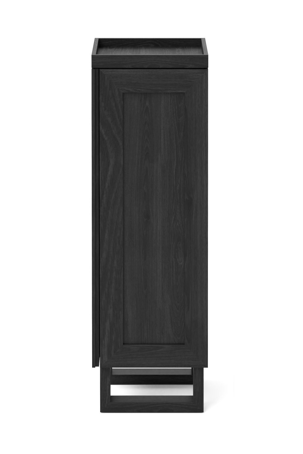 Oak Bathroom Cabinet with Ribbed Glass | Wireworks Tallboy Mezza | Oroa.com