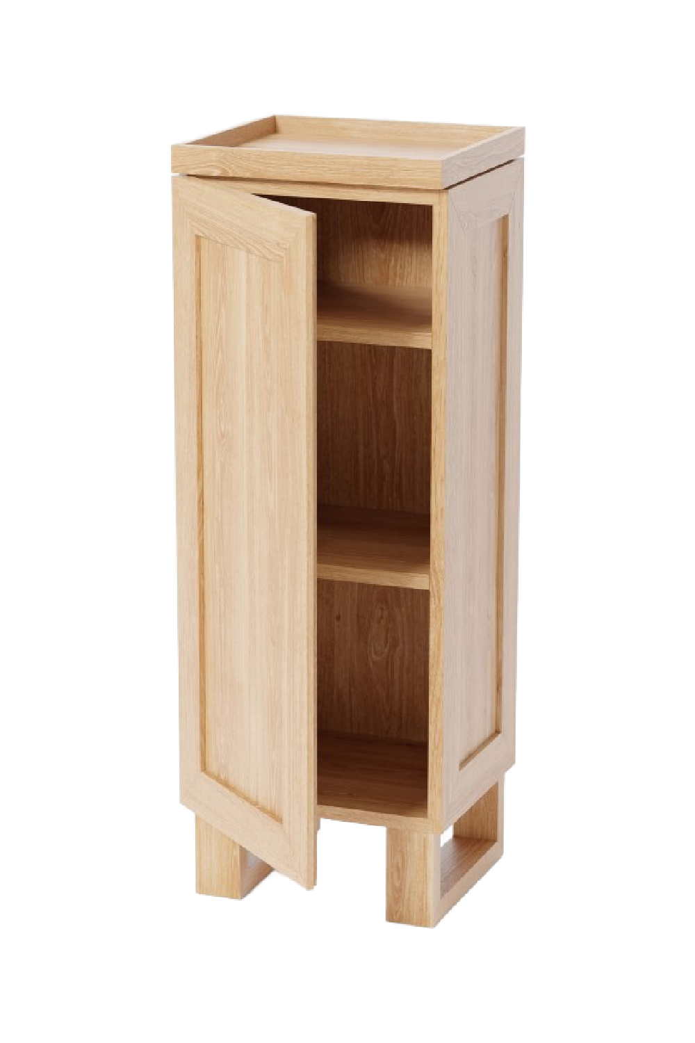Oak Minimalist Tallboy | Wireworks Cosmos | Oroa.com