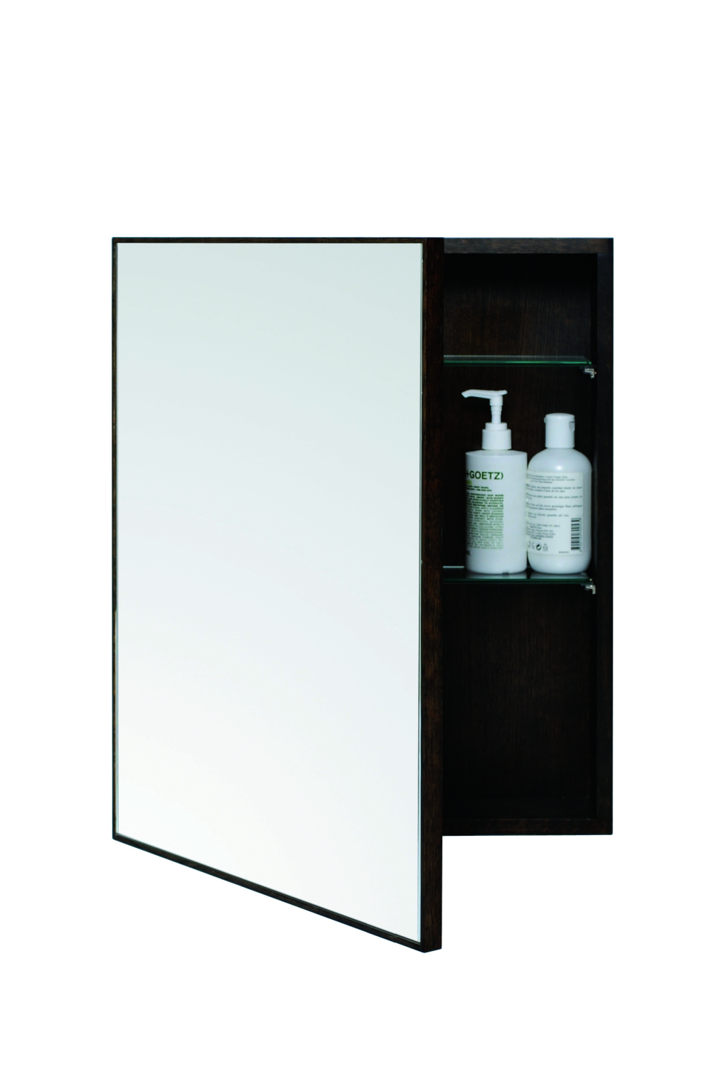Oak Bathroom Cabinet with Mirror | Wireworks Slimline | Oroa.com
