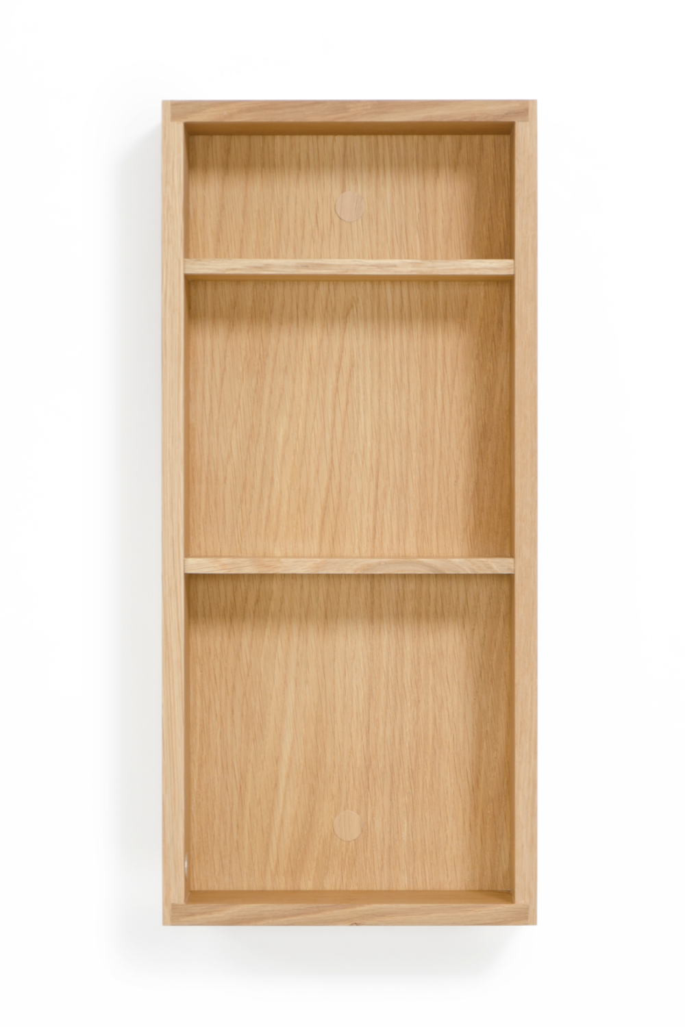 Oak Wall Mounted Bathroom Shelf | Wireworks Slimline 550 | Oroa.com