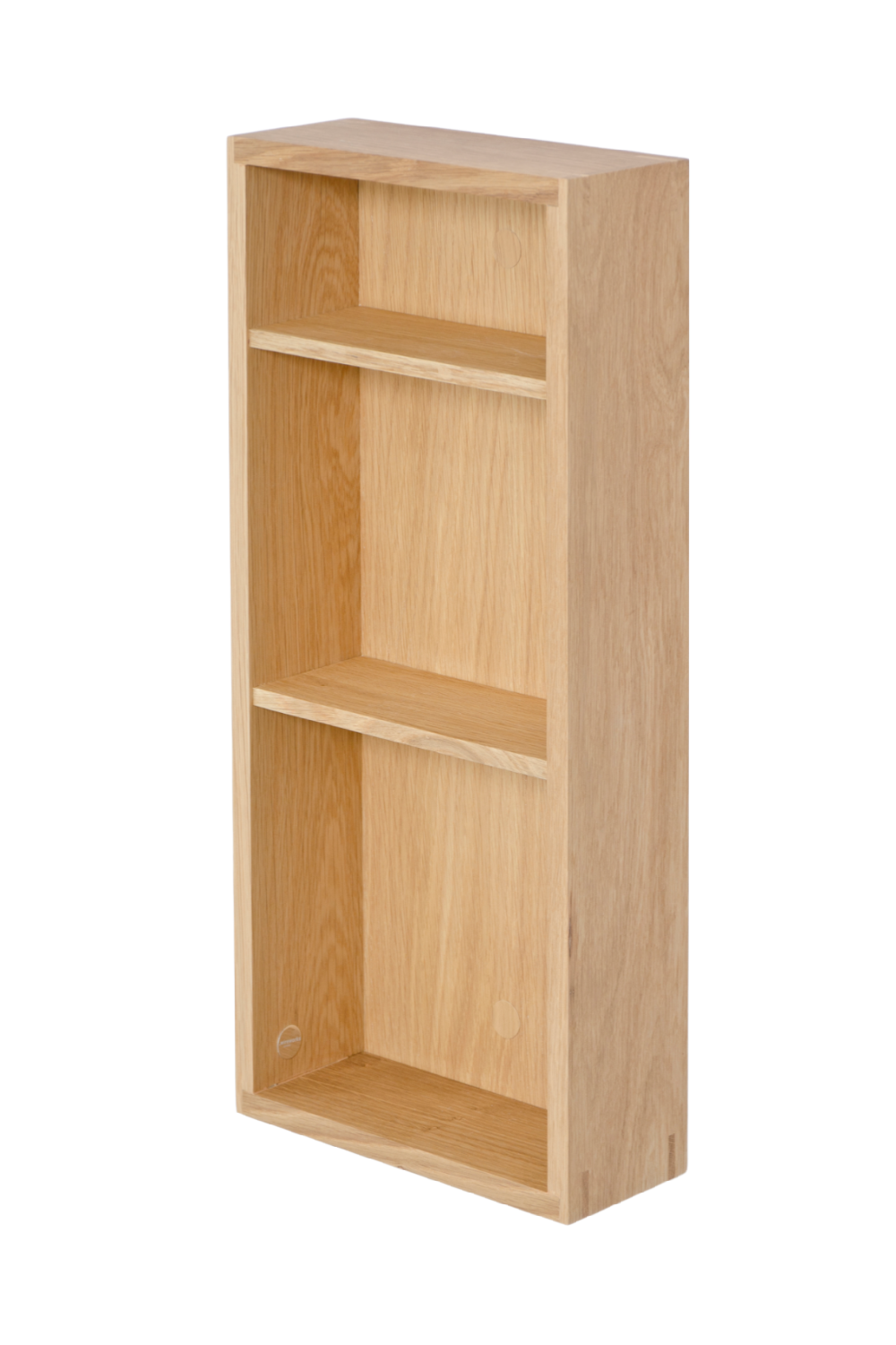 Oak Wall Mounted Bathroom Shelf | Wireworks Slimline 550 | Oroa.com