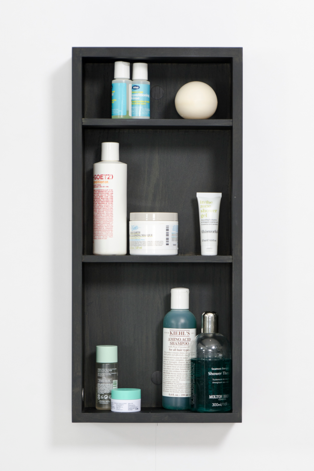 Oak Wall Mounted Bathroom Shelf | Wireworks Slimline 550 | Oroa.com