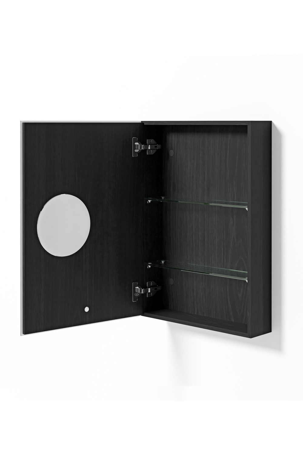 Wooden Bathroom Mirror Cabinet | Wireworks Magnifier | Oroa.com