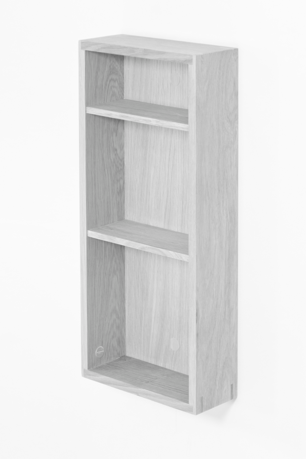 Oak Wall Mounted Bathroom Shelf | Wireworks Slimline 550 | Oroa.com