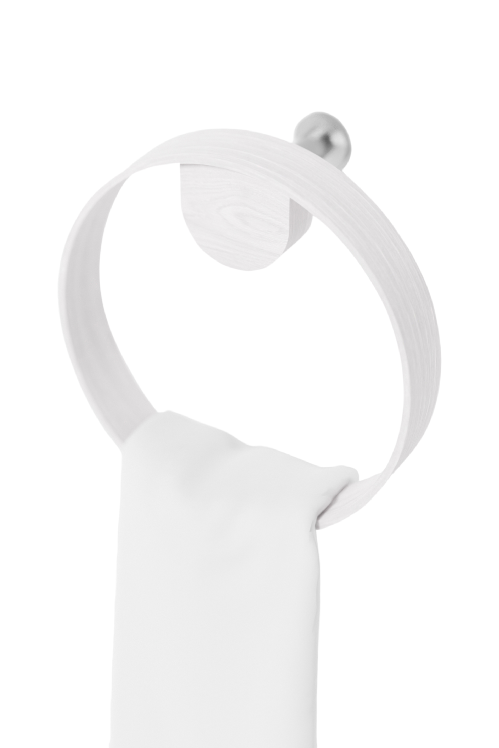 Wooden Ring Towel Holder | Wireworks Yoku | Oroa.com