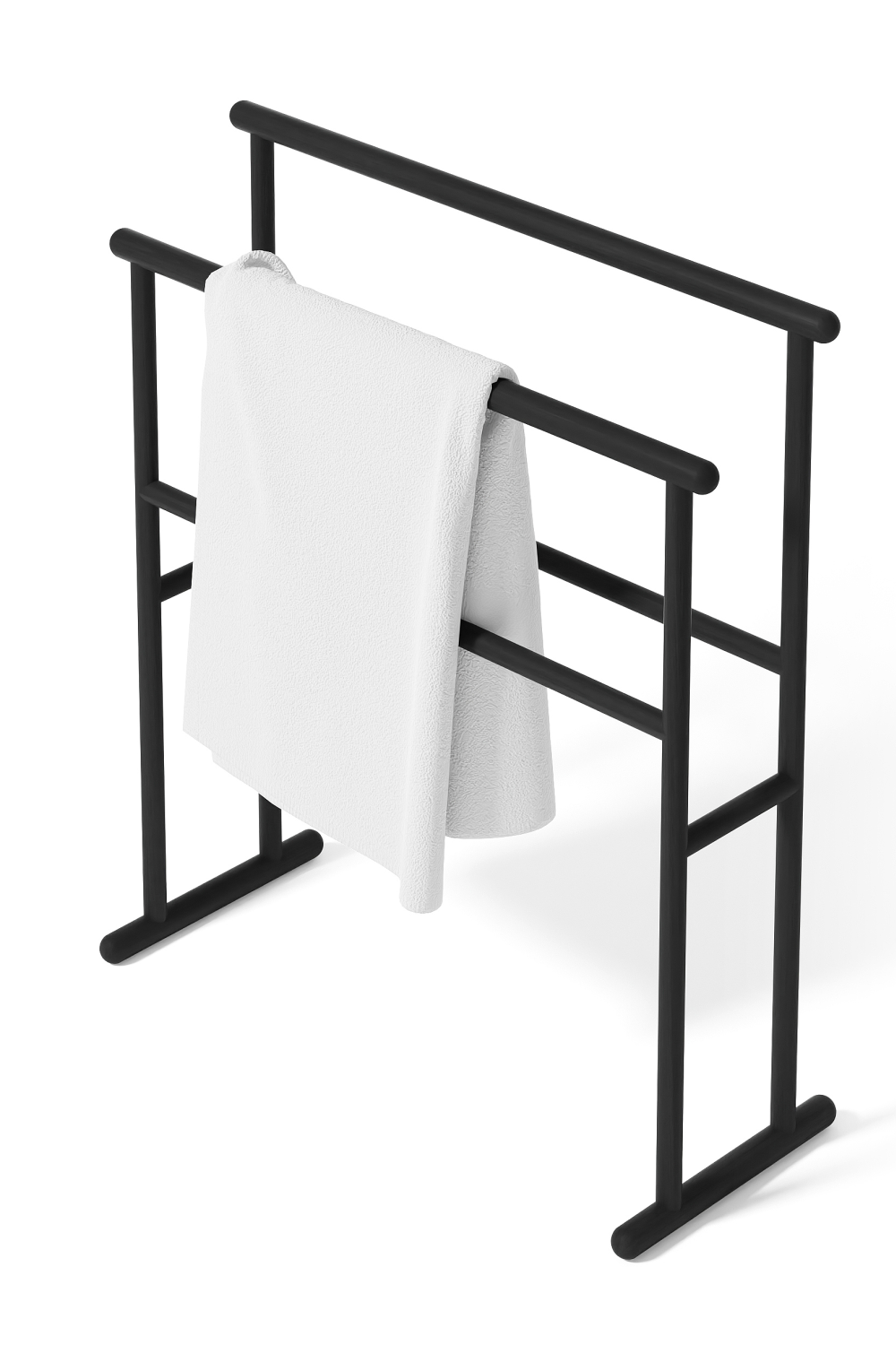 Wooden Freestanding Towel Rail | Wireworks Yoku | Oroa.com