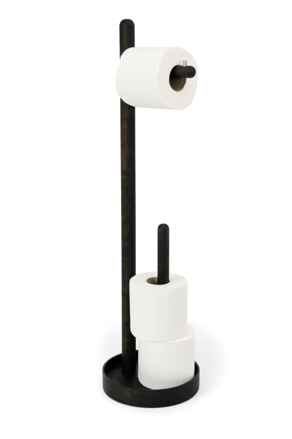 Wooden Minimalist Roll Holder | Wireworks Yoku | Oroa.com