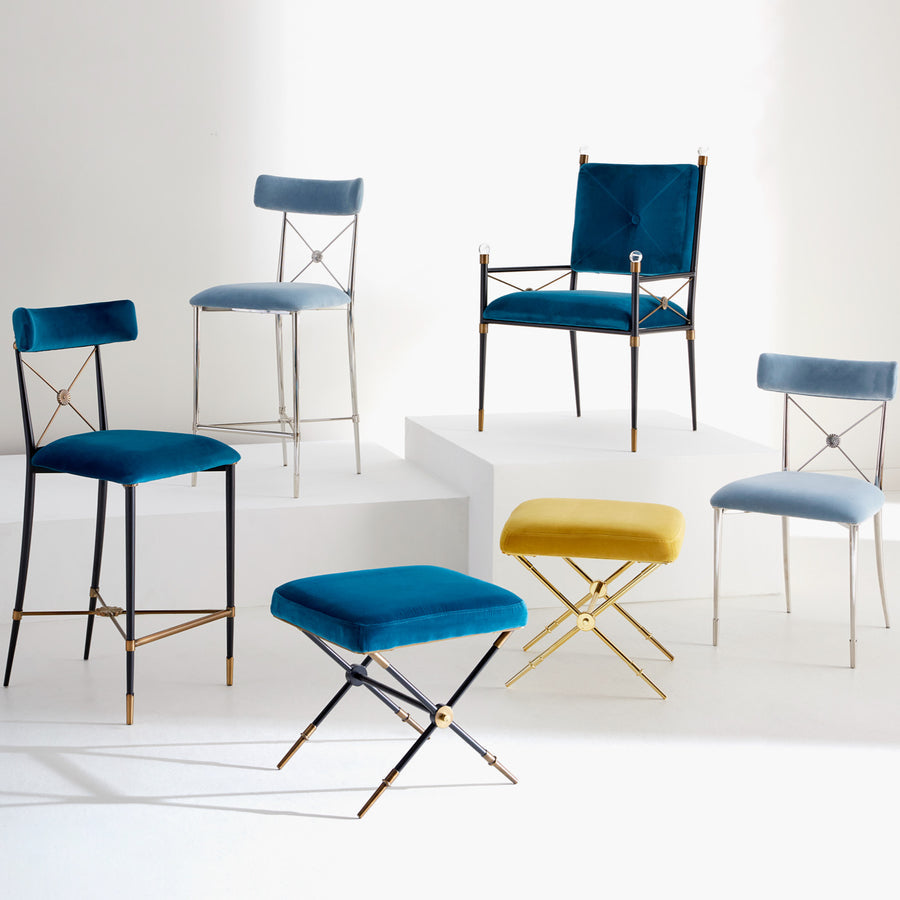 Velvet Accent Armchair | Jonathan Adler Rider | Oroa.com