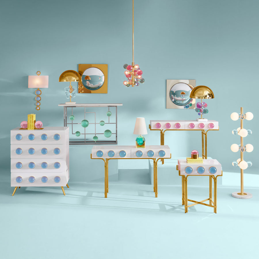 Pink Cabochons 2-Drawer Console | Oroa.com