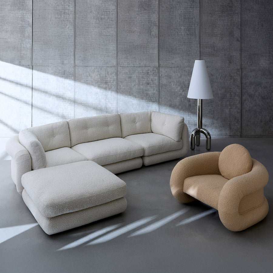 Tubular Framed Upholstered Lounge Chair | Jonathan Adler | Oroa.com