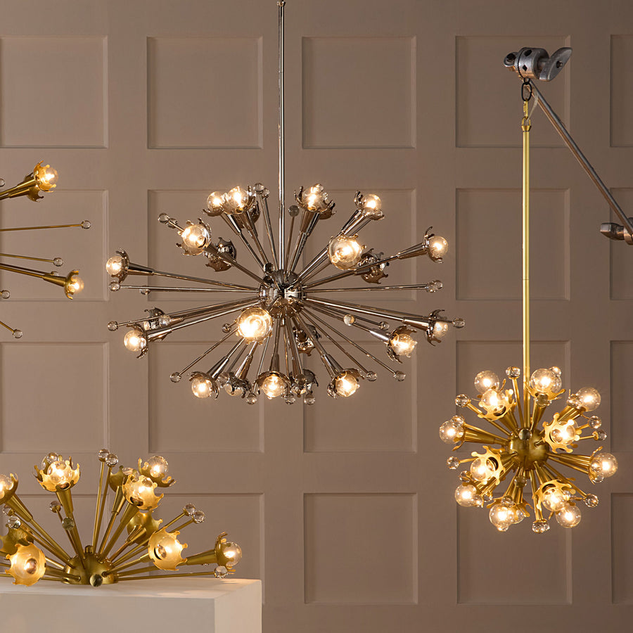 Crowned Bulbs Chandelier | Jonathan Adler Mini Sputnik | Oroa.com