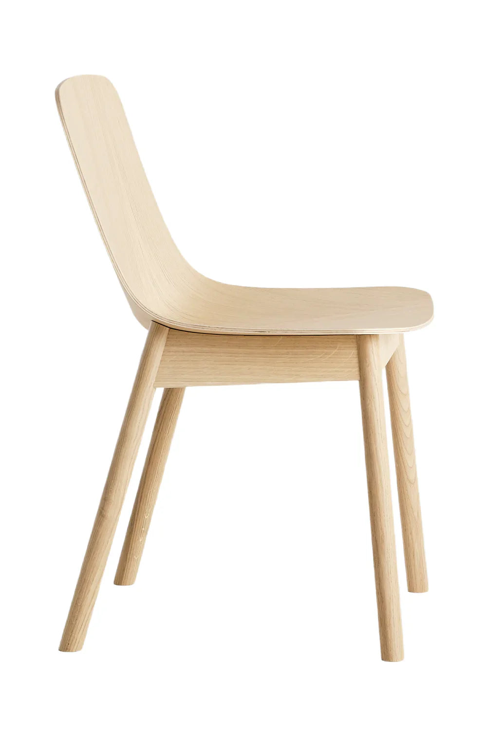 White Oak Minimalist Dining Chair | WOUD Mono | OROA.com