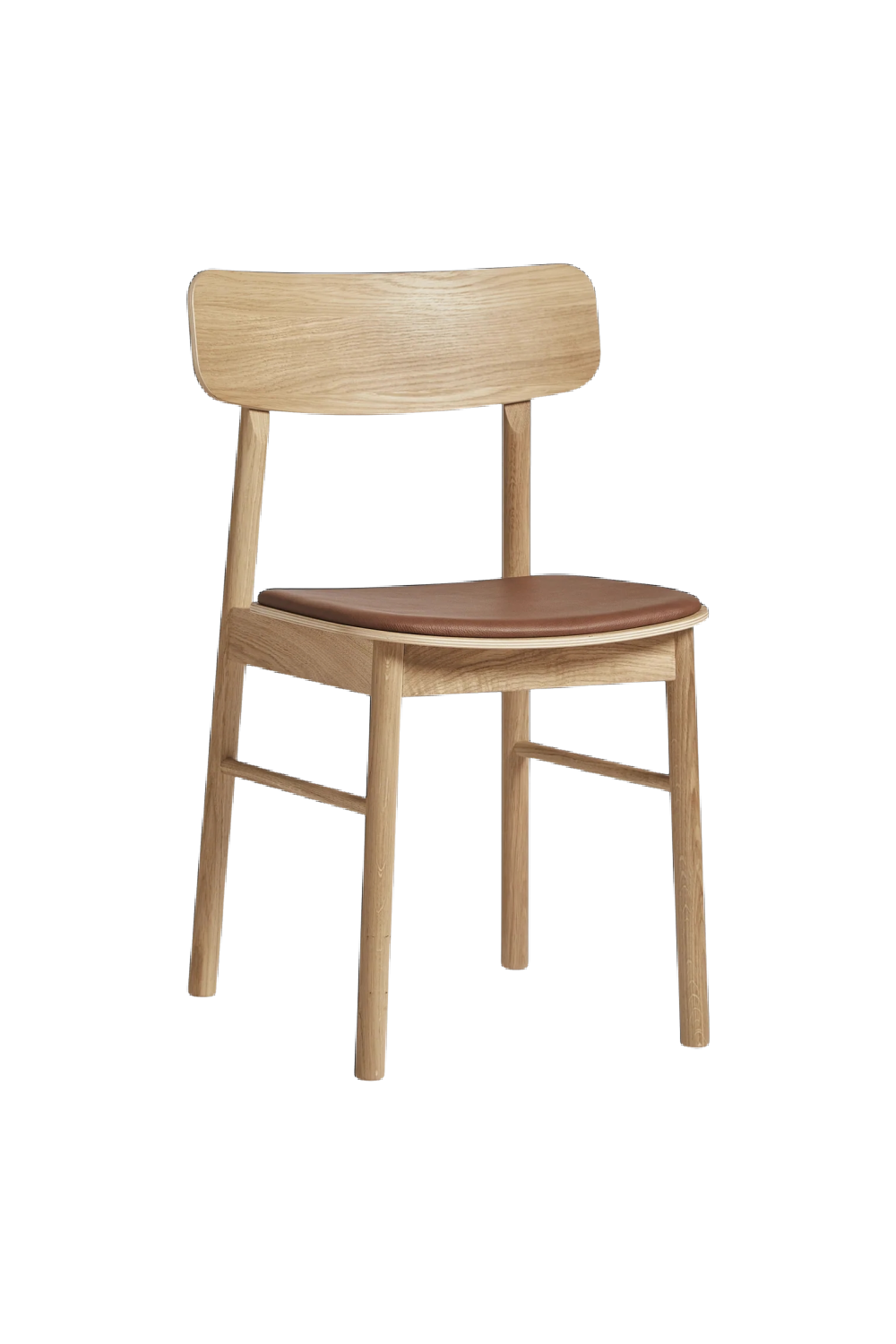 Leather Seat Dining Chair | WOUD Soma | OROA.com