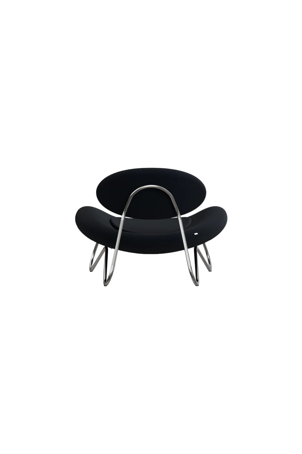 Black Contemporary Lounge Chair | WOUD Meadow | OROA.com