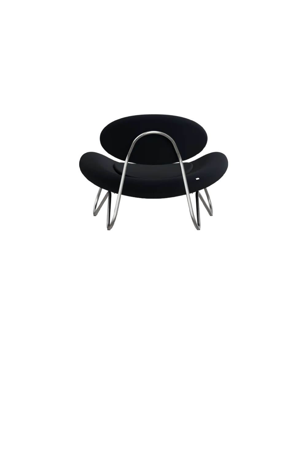 Black Contemporary Lounge Chair | WOUD Meadow | OROA.com