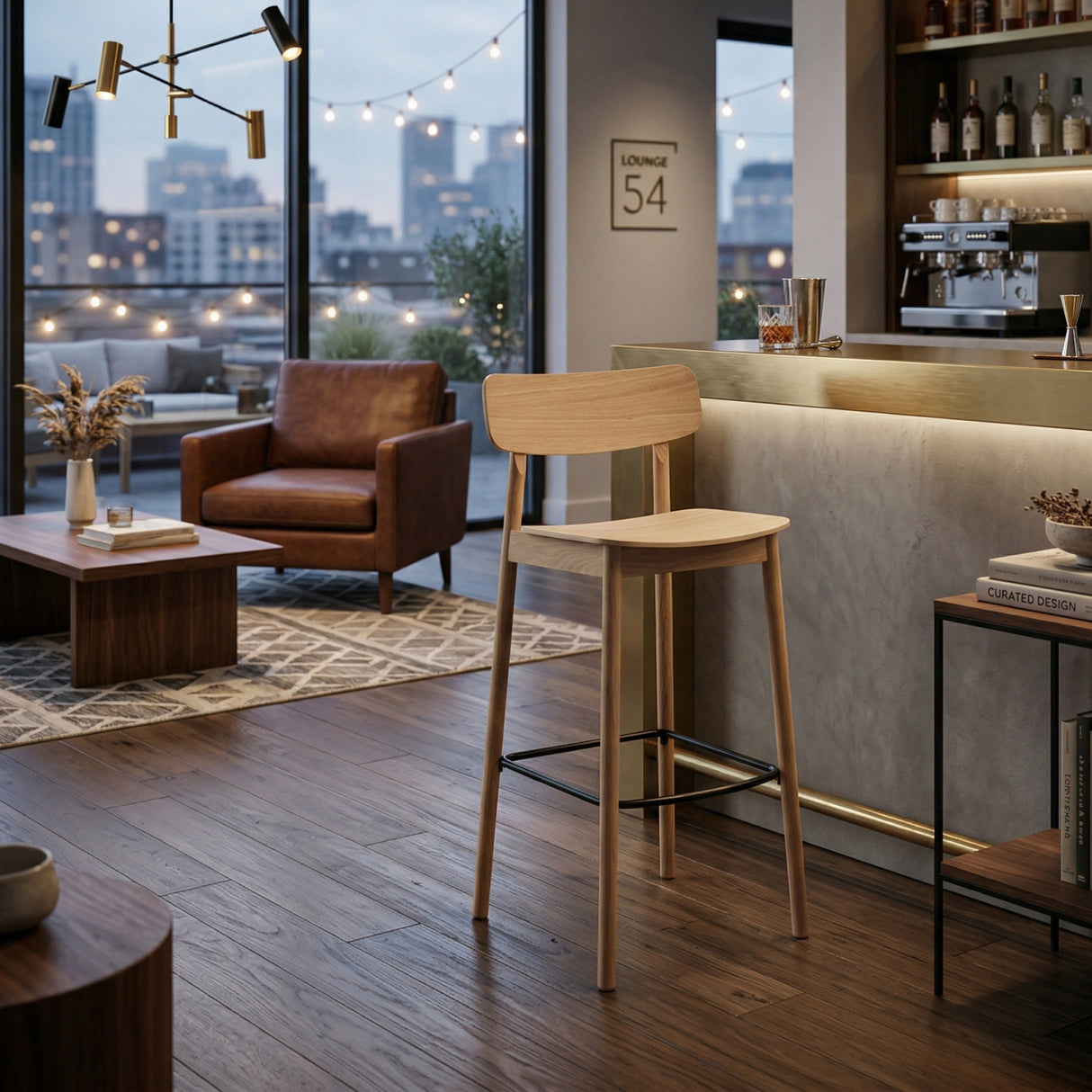 Contemporary Bar Stool | Oroa.com